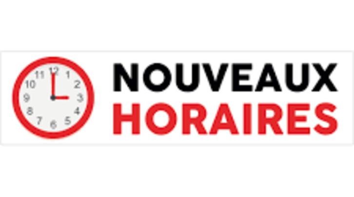 Horaires du secrétariat de mairie